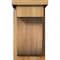 Ekena Millwork Del Monte Rough Sawn Corbel w/Backplate, Western Red Cedar, 8"W x 10"D x 14"H COR08X10X14DEL01RWR - alternate 4